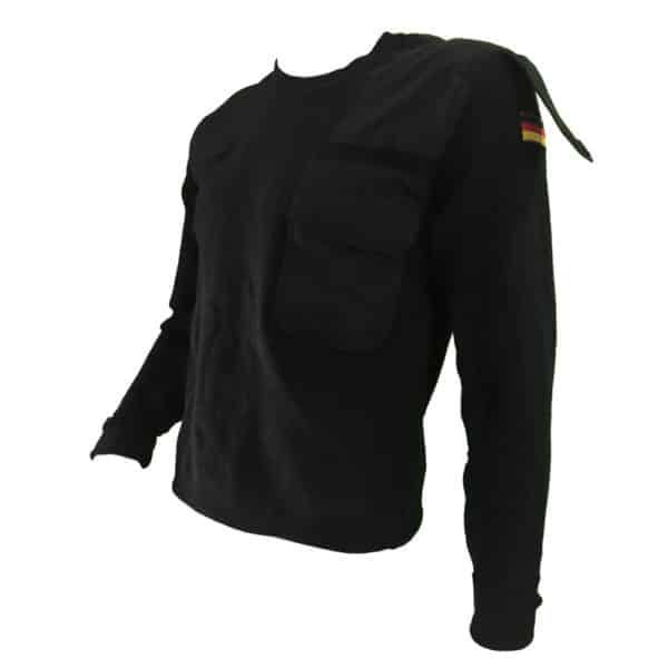 Bundeswehr Pullover mit Brusttasche schwarz