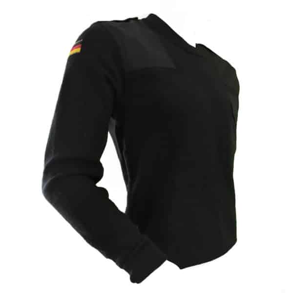 Bundeswehr Pullover mit Brusttasche schwarz