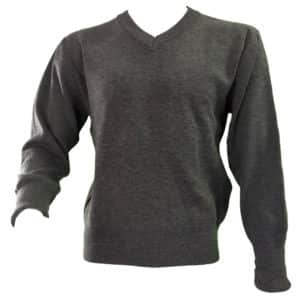 Bundeswehr Pullover grau Feinstrick