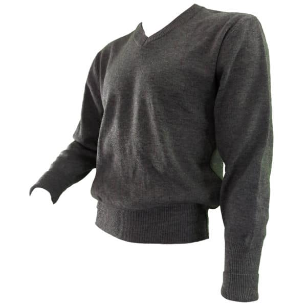 Bundeswehr Pullover grau Feinstrick